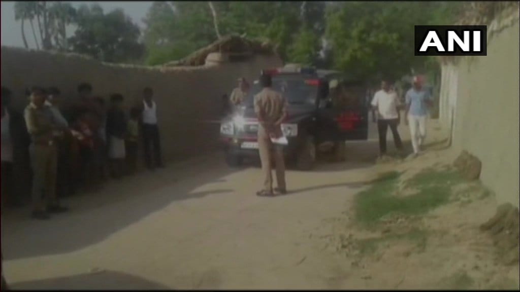 woman allegedly buried her 2-month old daughter in house&set fire to house sitapur