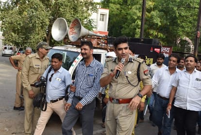 Aparajita 100 million Smiles Helmet Awareness Bike Rally in aligarh