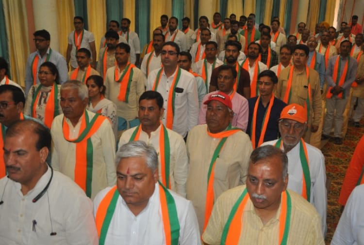 BJP leaders meeting in Rohtak for party organization