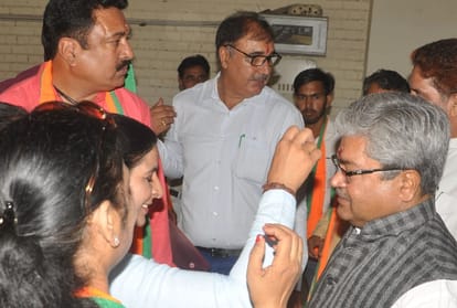 BJP leaders meeting in Rohtak for party organization