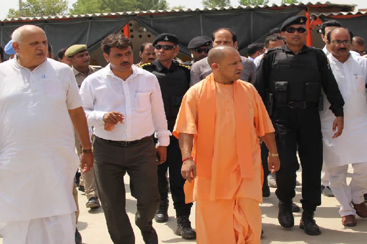 Chief Minister Yogi Adityanath inspected the Goshala in Saharanpur