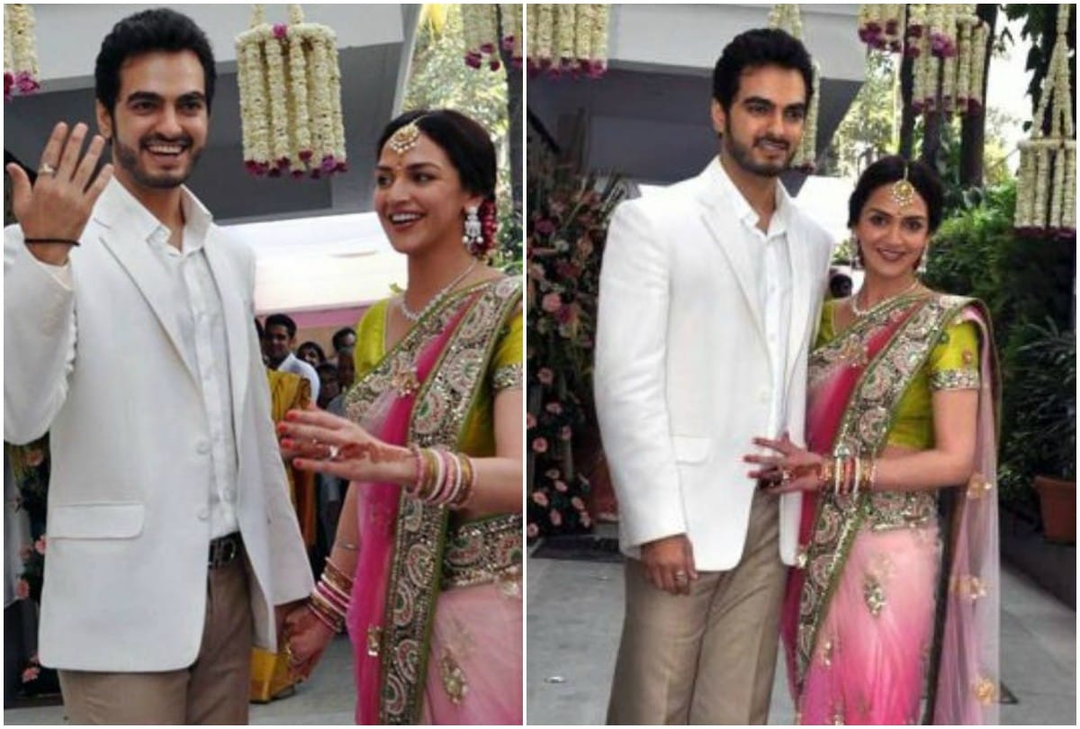 Esha Deol Bharat Takhtani Haldi to reception wedding album pictures