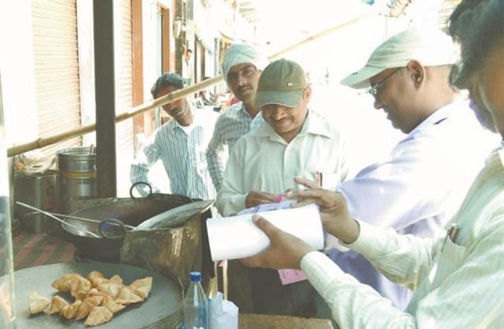 Milk, snacks, sweet samples for FDA team