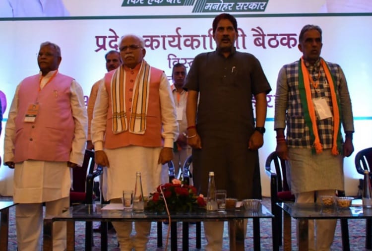 Haryana cm manohar lal khattar statement against congress