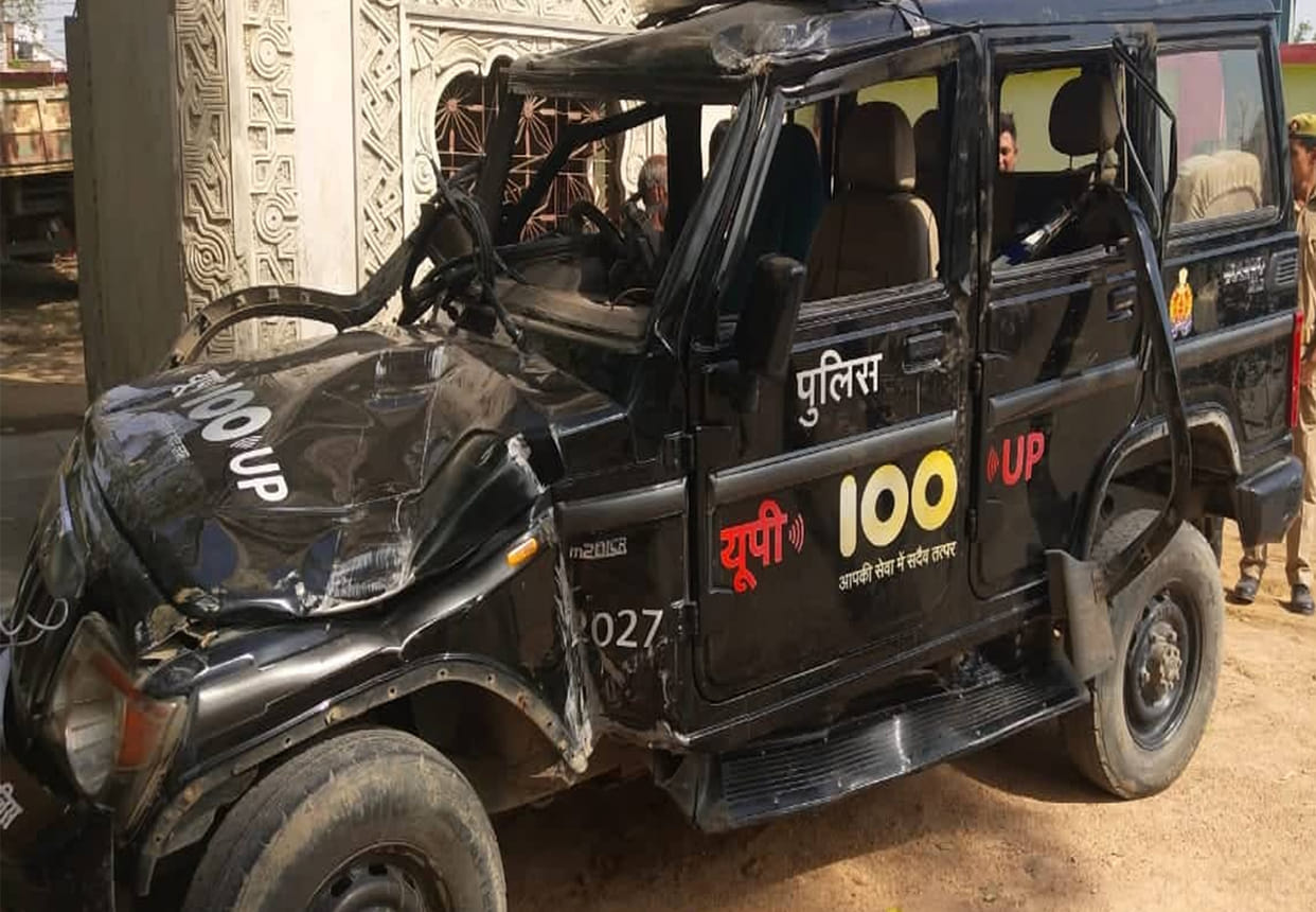 villagers attack police in suspension of child thief in pilibhit uttar pradesh
