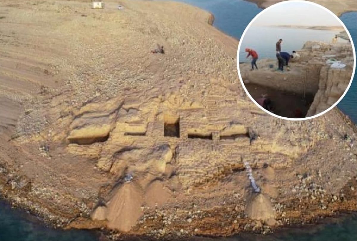 3400 Year old Palace From a Mysterious Civilization Revealed due to lack of water level of mosul dam