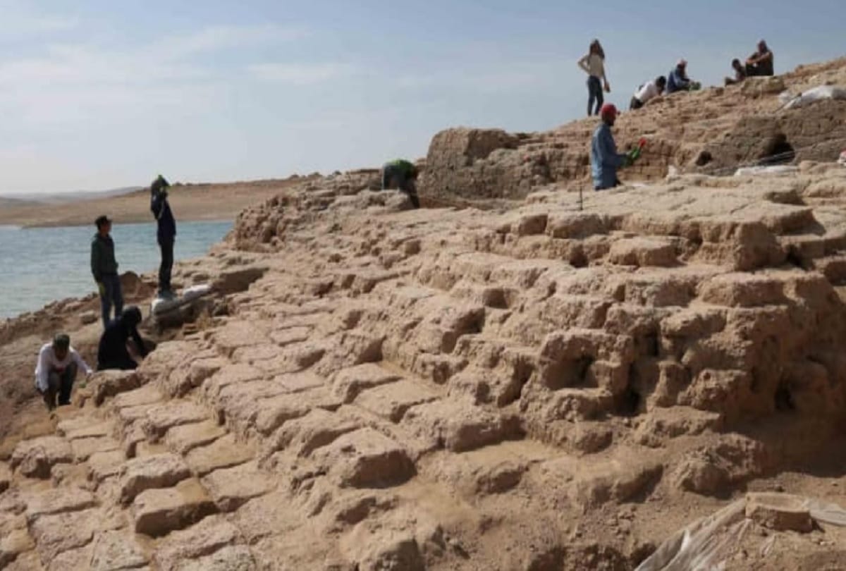 3400 Year old Palace From a Mysterious Civilization Revealed due to lack of water level of mosul dam