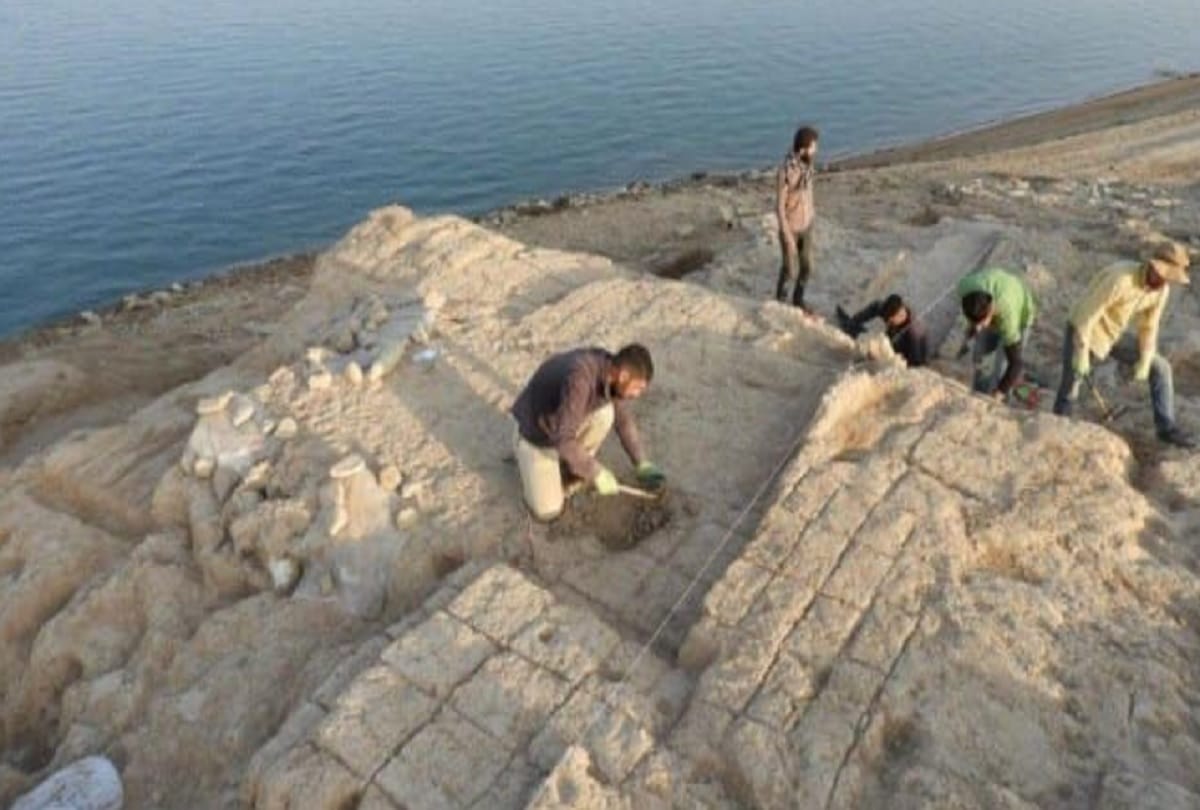 3400 Year old Palace From a Mysterious Civilization Revealed due to lack of water level of mosul dam