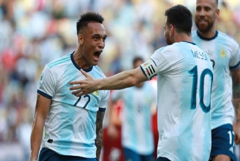 argentina vs venezuela,  by 2-0 to reach in semifinal 