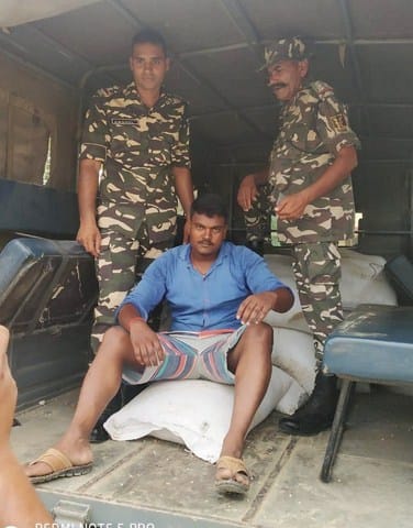 Seven seventeen quintals of peas recovered