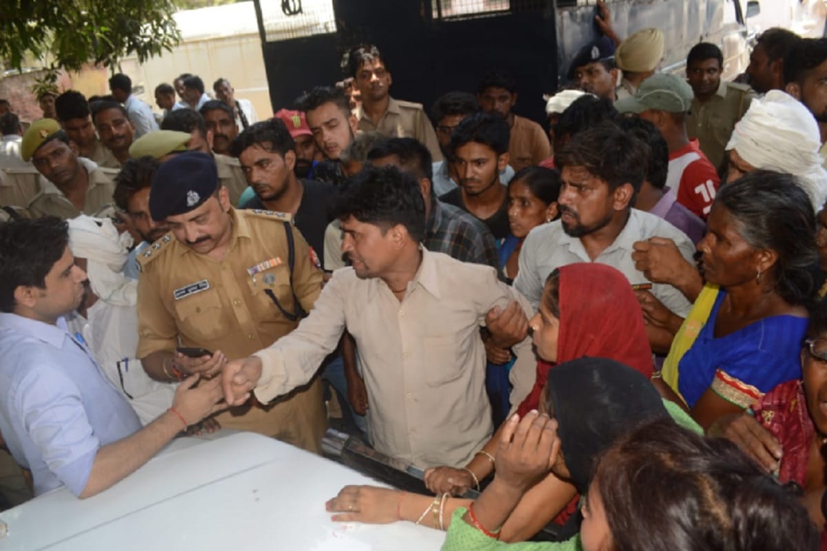 Ruckus continue in Bijnor city after a man death in while checking the vehicle
