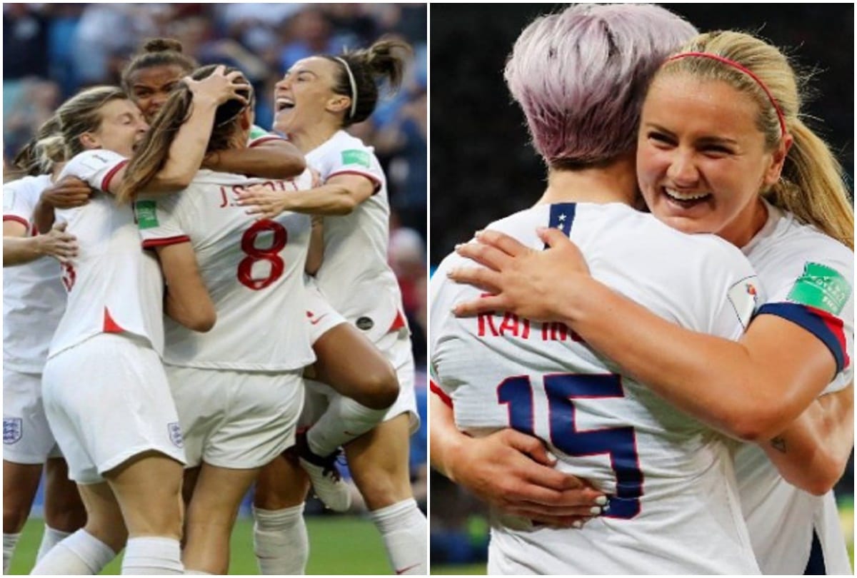 England and USA enters into semifinal of fifa womens world cup 2019
