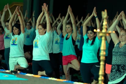 international yoga day yoga culture in europe stockholm yoga mela in sweden 2019