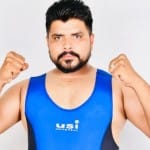 kangra himachal pradesh Ajay in the great khali show in dharamshala