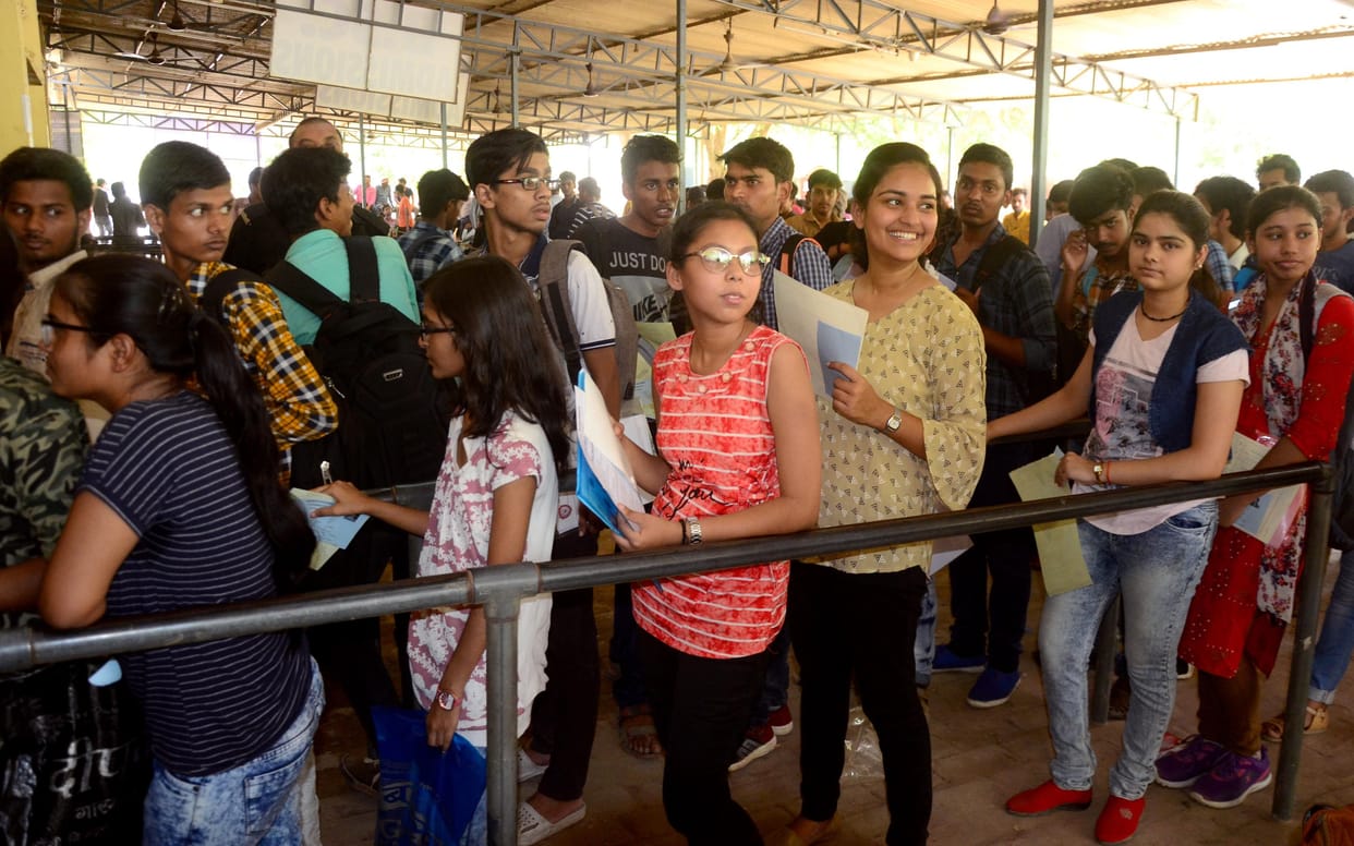 78 in B.com admission in AU.