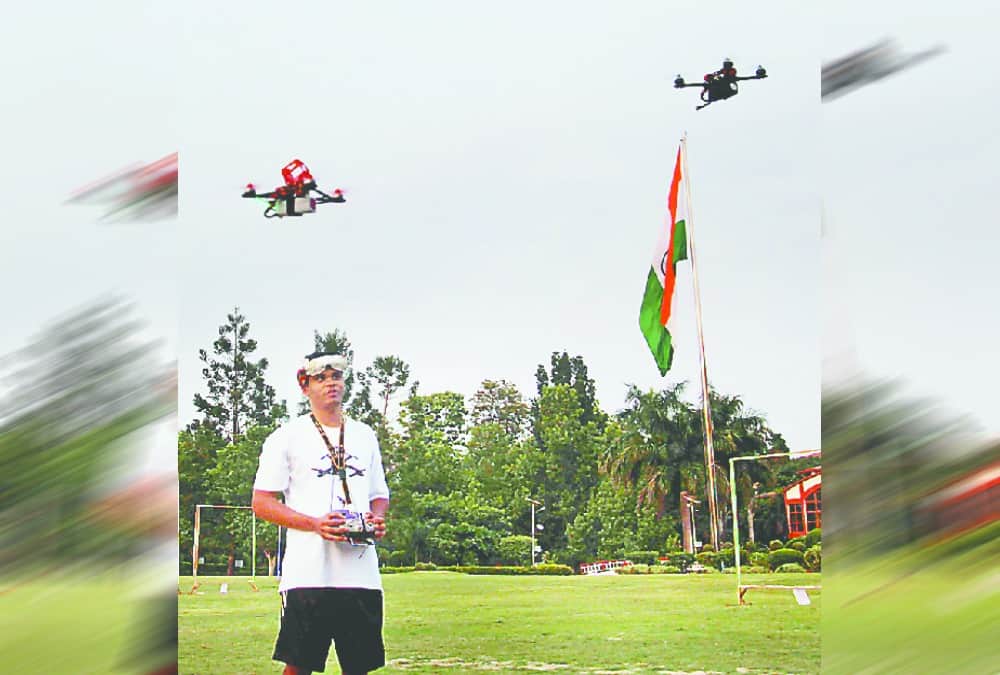 Pushpak Drone can do Spying Terorist Activity  