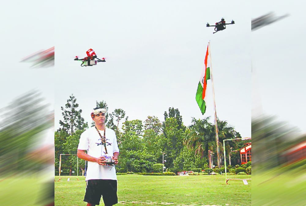 Pushpak Drone can do Spying Terorist Activity  