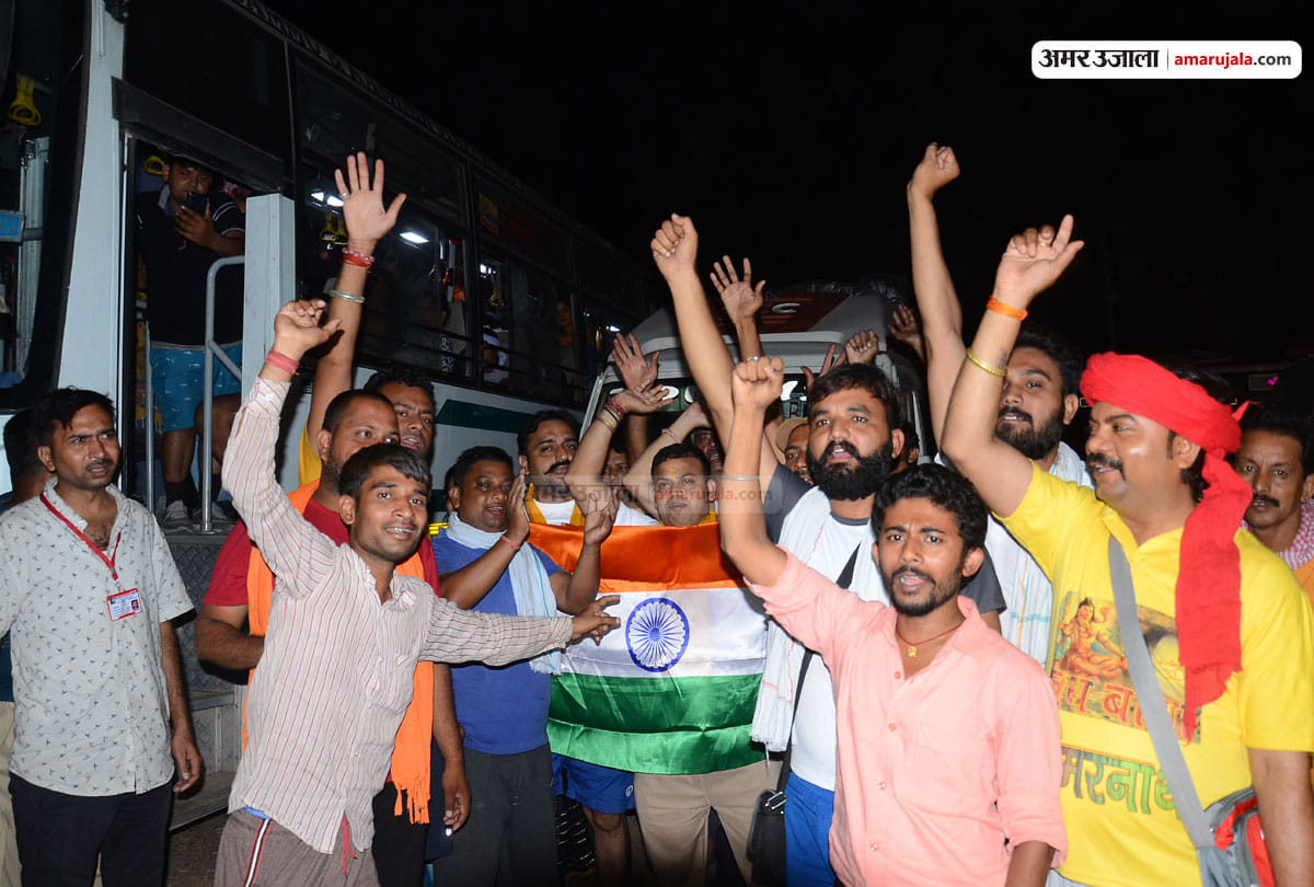 amarnath yatra 2019: first group of pilgrims moved from base camp jammu kashmir
