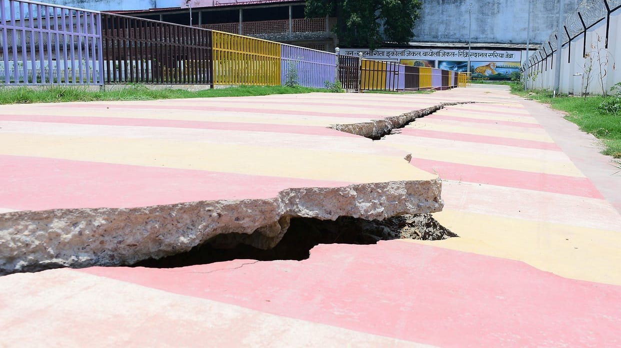zebra park in bad condition