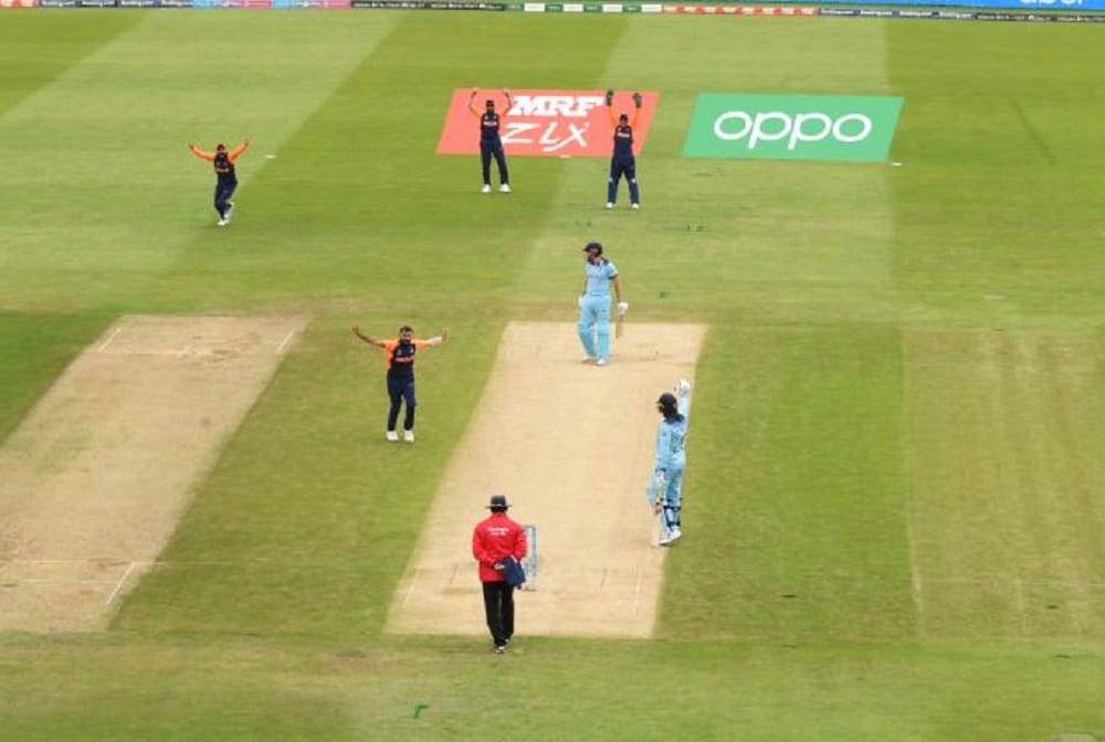 World Cup 2019: ms dhoni miss the chance to take a drs and send jason Roy 