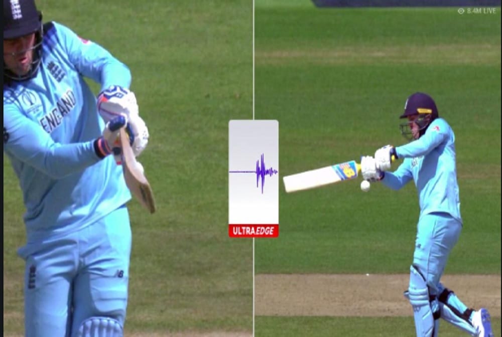 World Cup 2019: ms dhoni miss the chance to take a drs and send jason Roy 