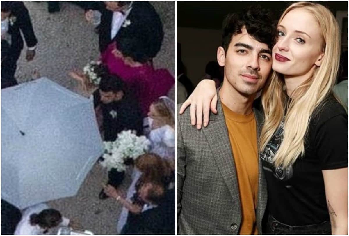 Sophie Turner Joe Jonas wedding fisrt picture leak Priyanka Chopra steal limelight
