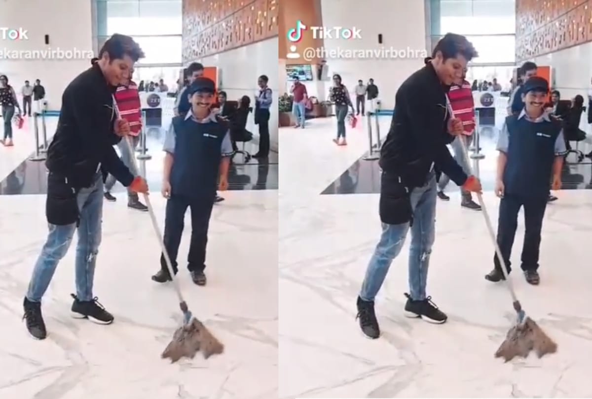 karanvir bohra gave money to sweeper people troll him