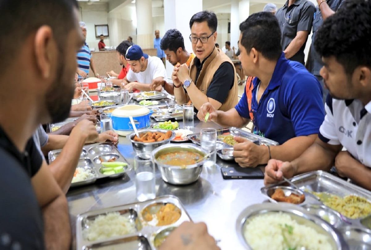 Sports minister kiren rijiju increases diet budget to bring parity in athletes in all SAI training