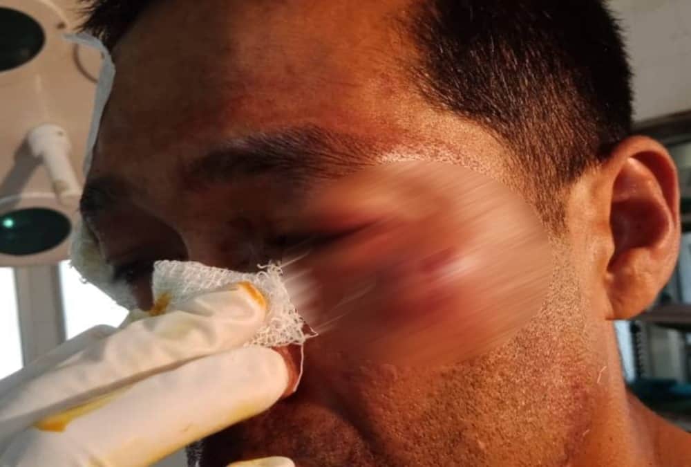 Leopard  stuck in medical college from two days in uttarakhand