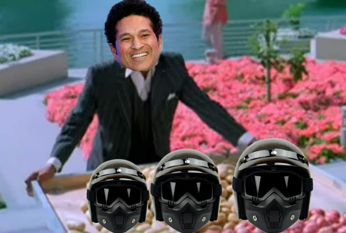 sachin tendulkar advice to shahrukh khan for helmet social media took fun