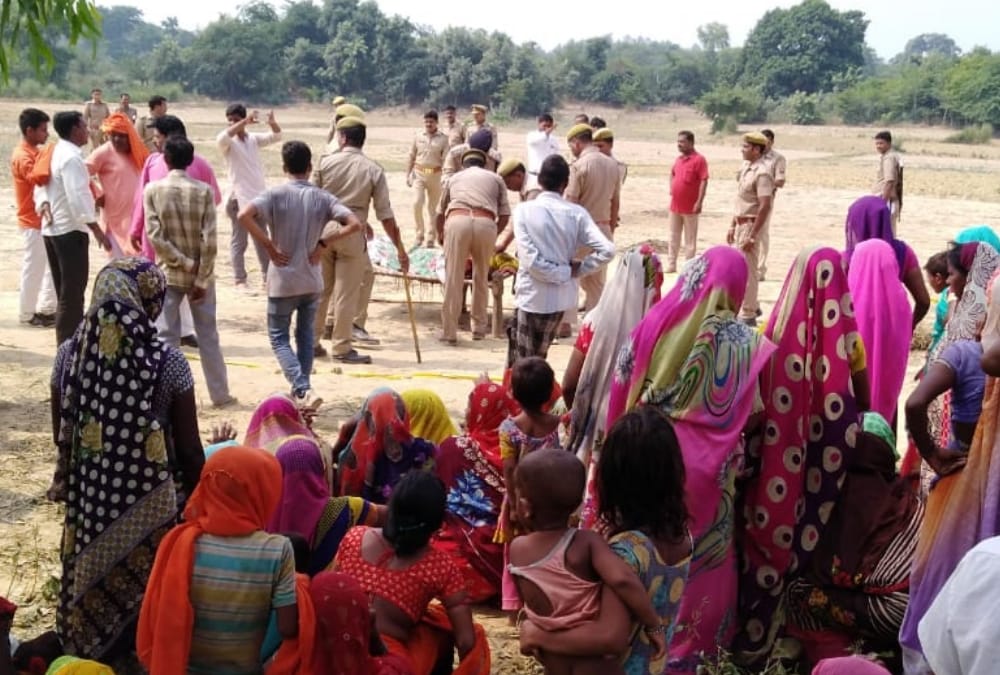 A farmer murdered in ayodhya.