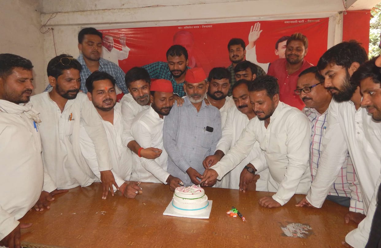 Former Chief Minister Akhilesh Yadav celebrates birthday