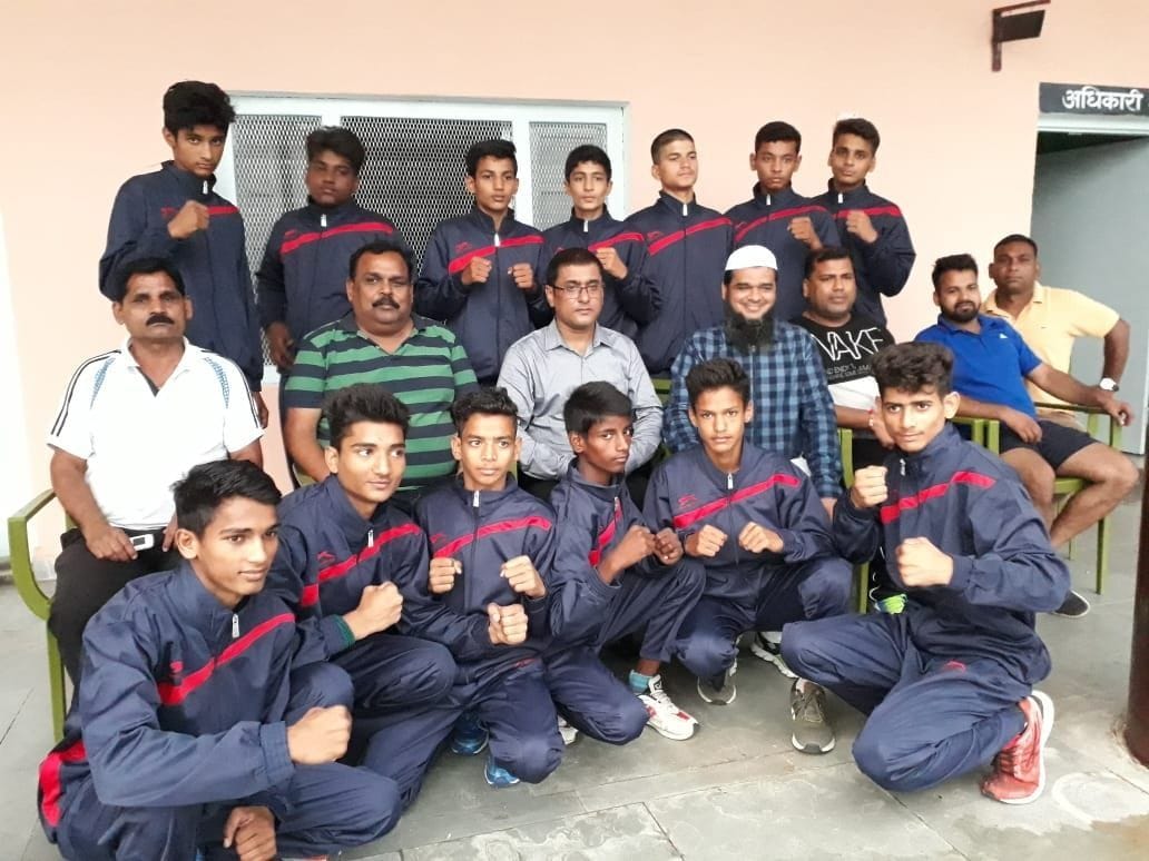 up boxing team goes to rohtak