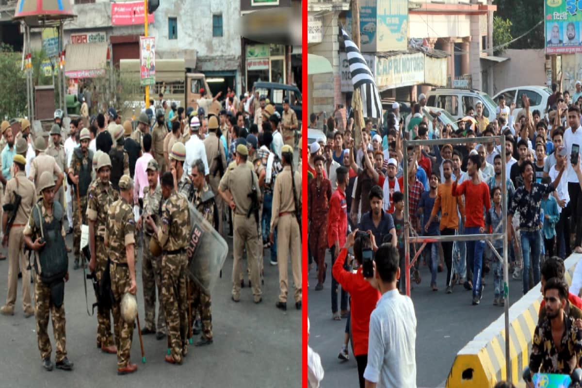 Meerut city divided into four Zones after lathi charge, Police force deployed