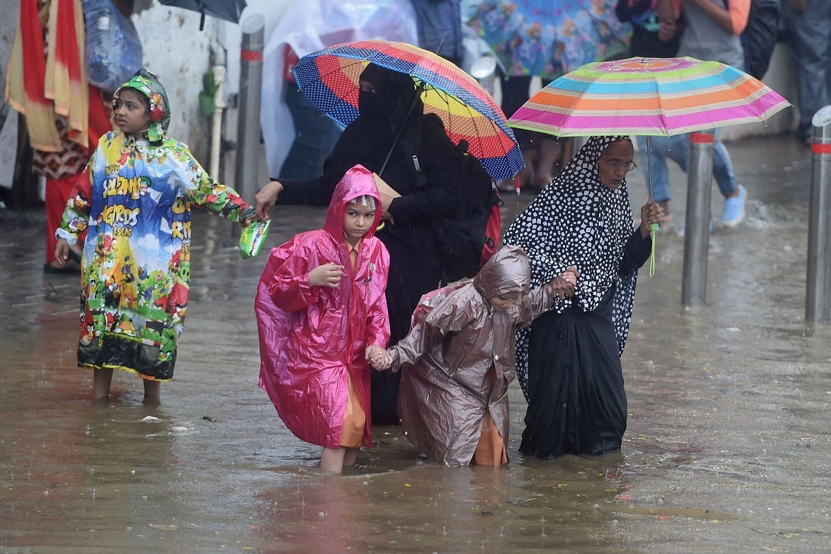 Heavy rain brought good weather at some places and problems at some others, see pictures