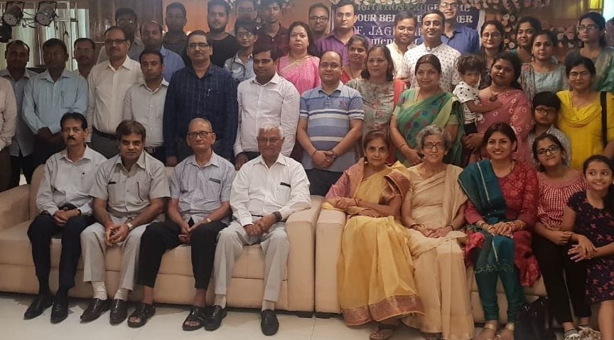 Prof. Jagdamba got retirement.