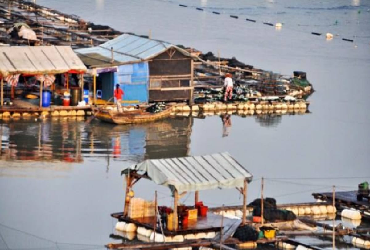 Tanka community of china lives on floating villege from thousands of years