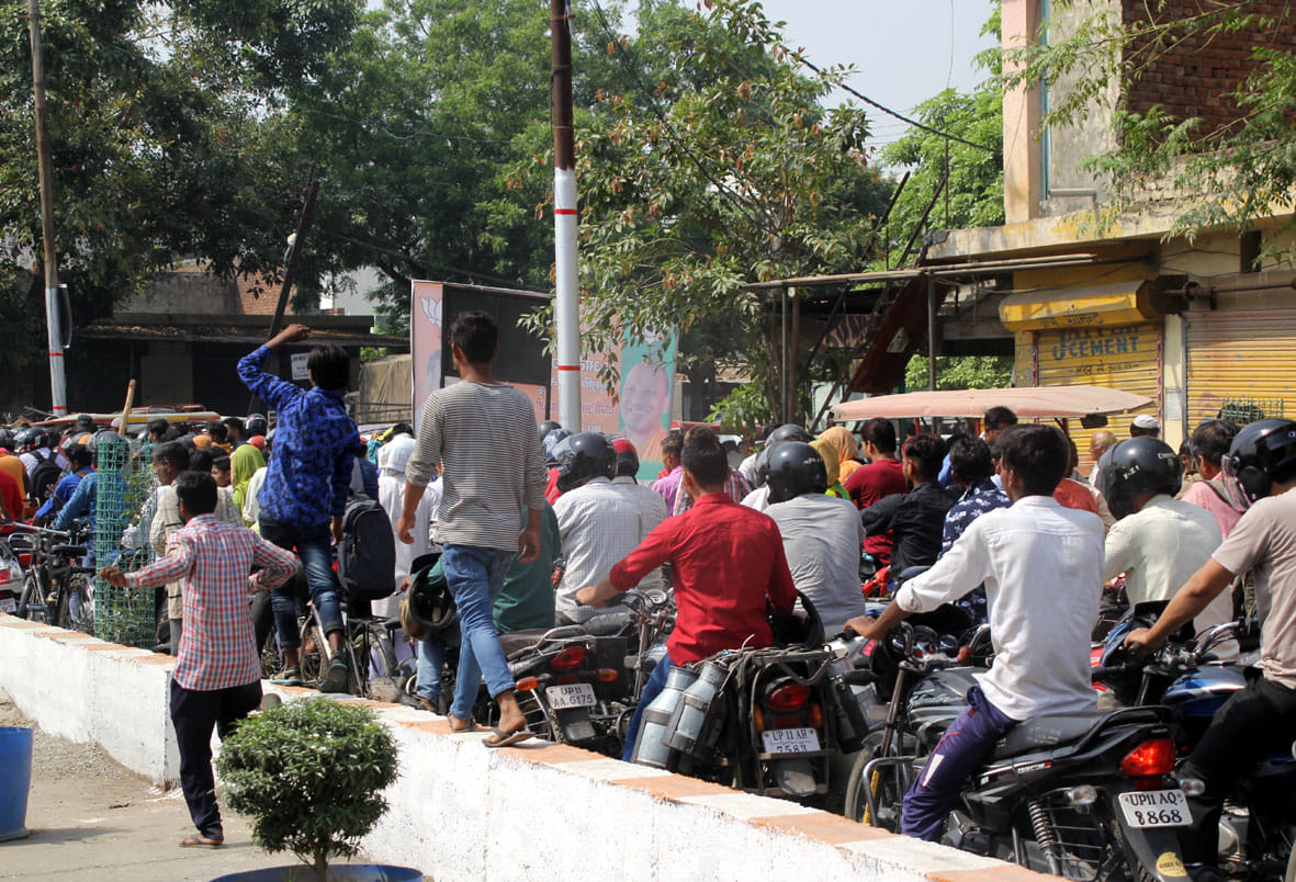 traffic jaam in Saharanpur