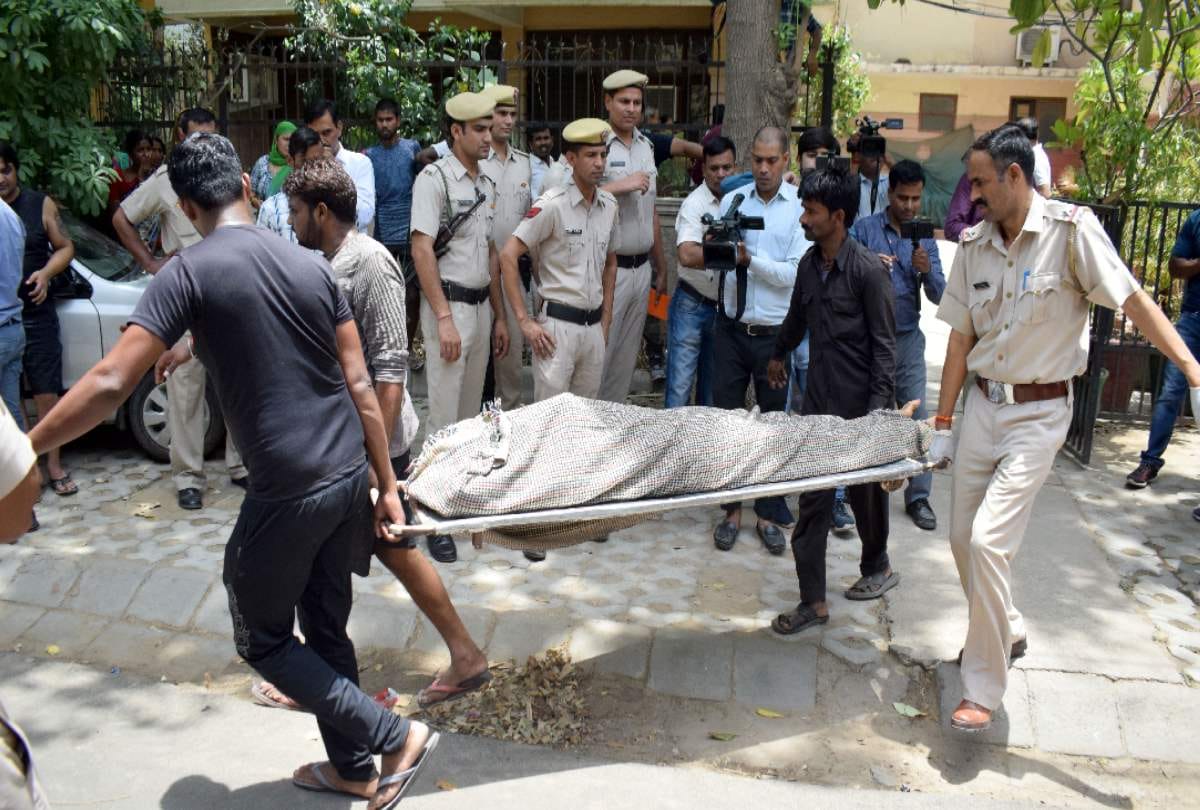 Gurugram murder and suicide case Maid unconscious after seeing dead body