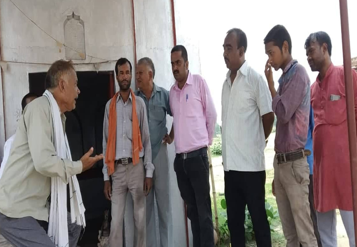 Anarchists tried to spoil the atmosphere by demolitioning the temple in unnao