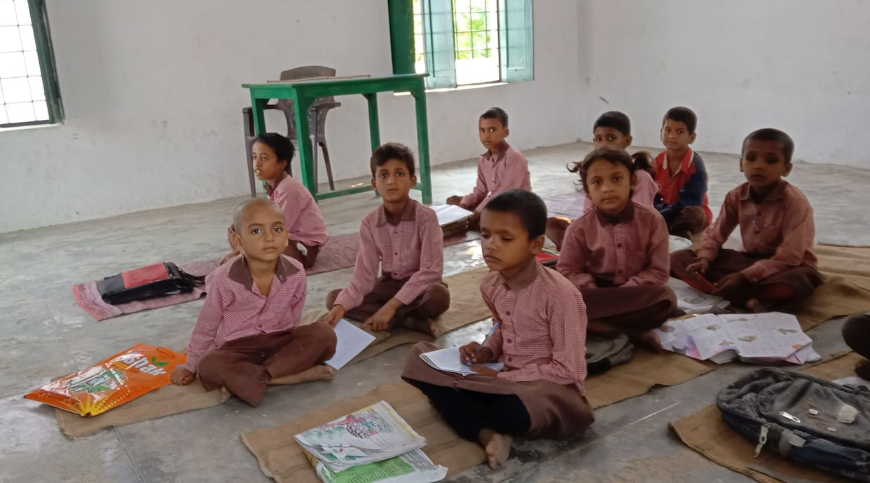 The first day in the council schools, not the study environment.