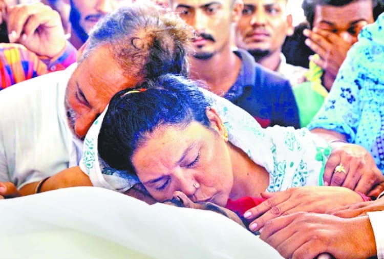 Funeral of Ajit Singh in Ludhiana