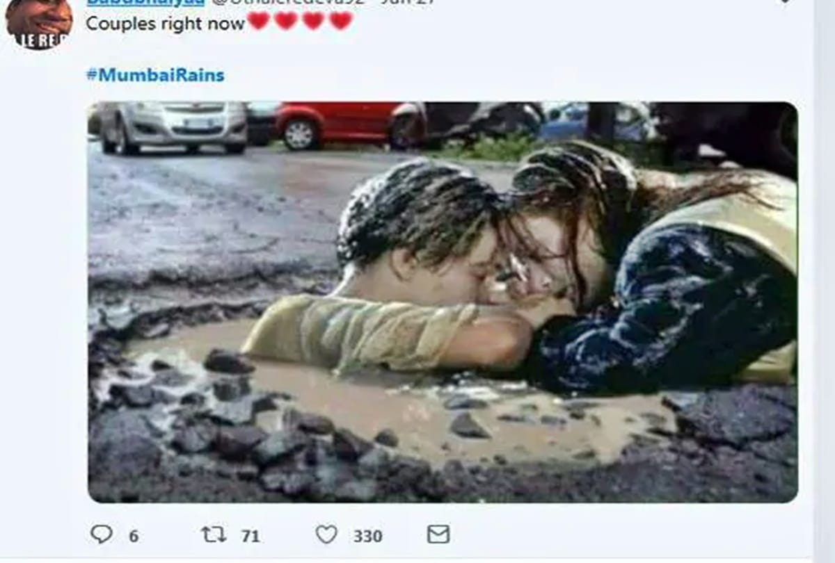 Funny Memes Viral on Social media on Mumbai heavy rains