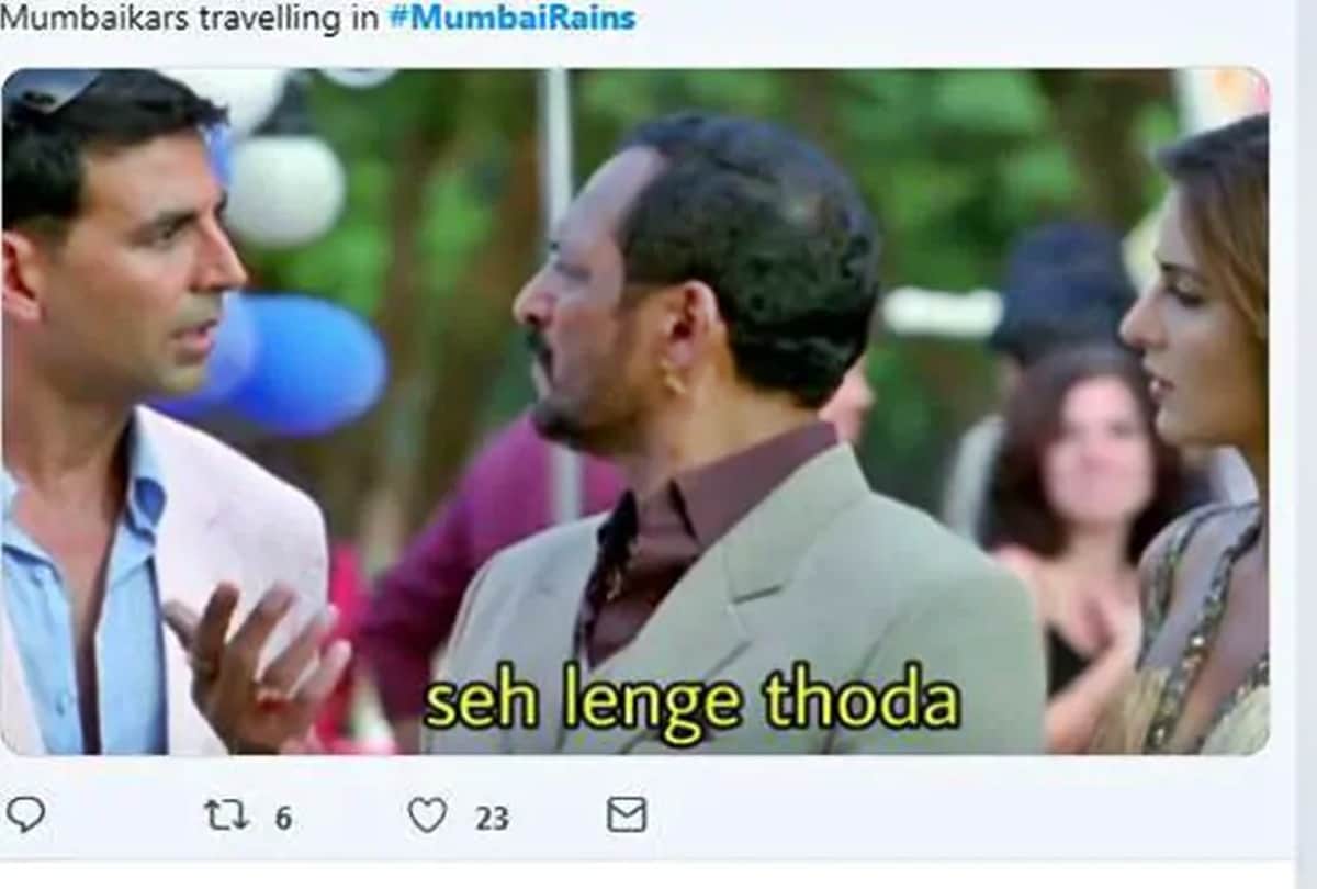 Funny Memes Viral on Social media on Mumbai heavy rains