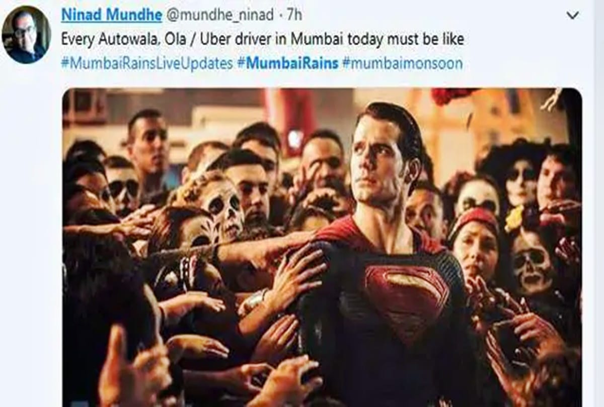 Funny Memes Viral on Social media on Mumbai heavy rains