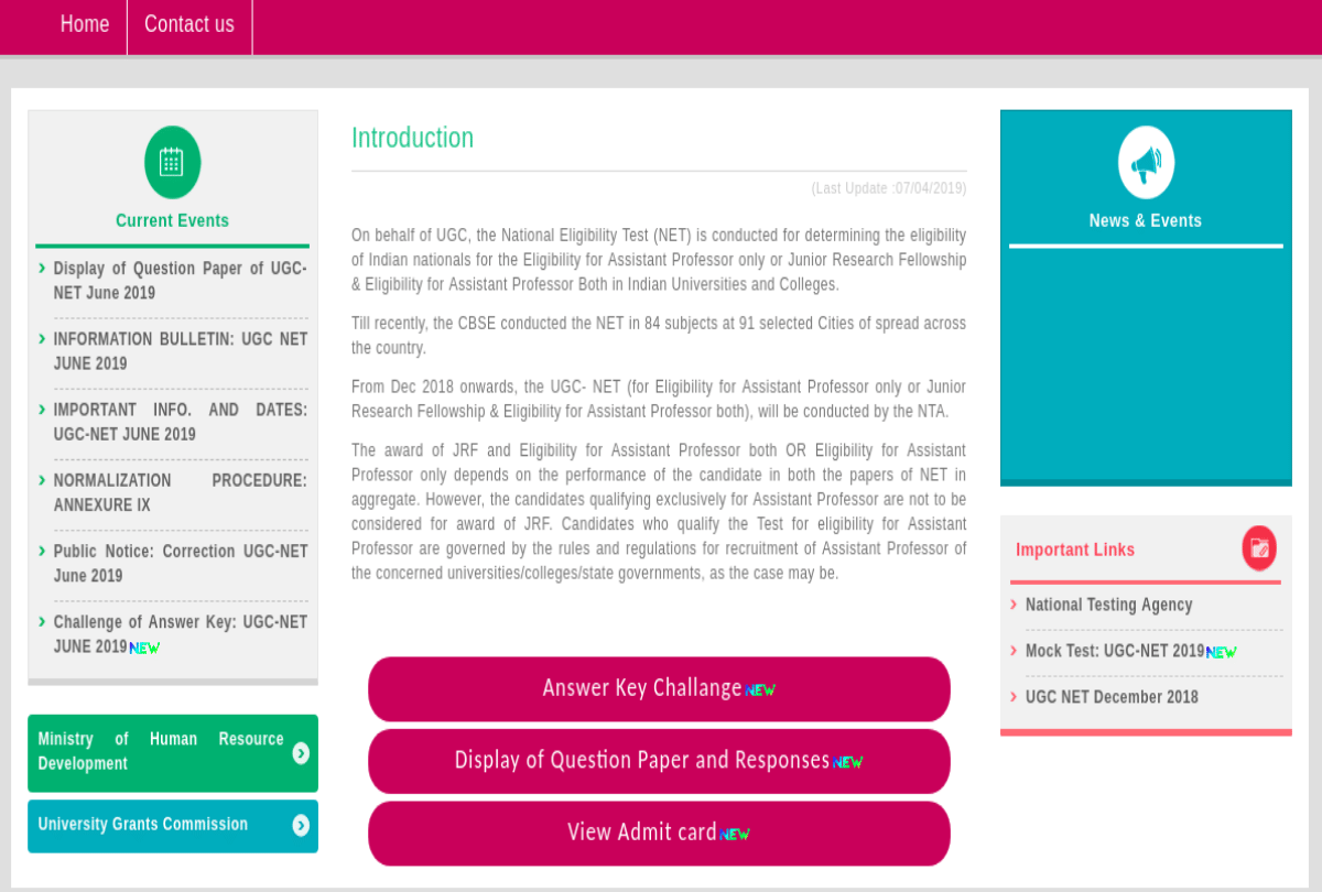 ugc net 2020 online application process start, know how to apply