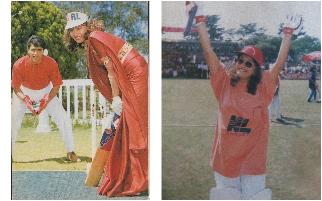 Throwback thursday 90s Actress like Aishwarya Rai playing cricket