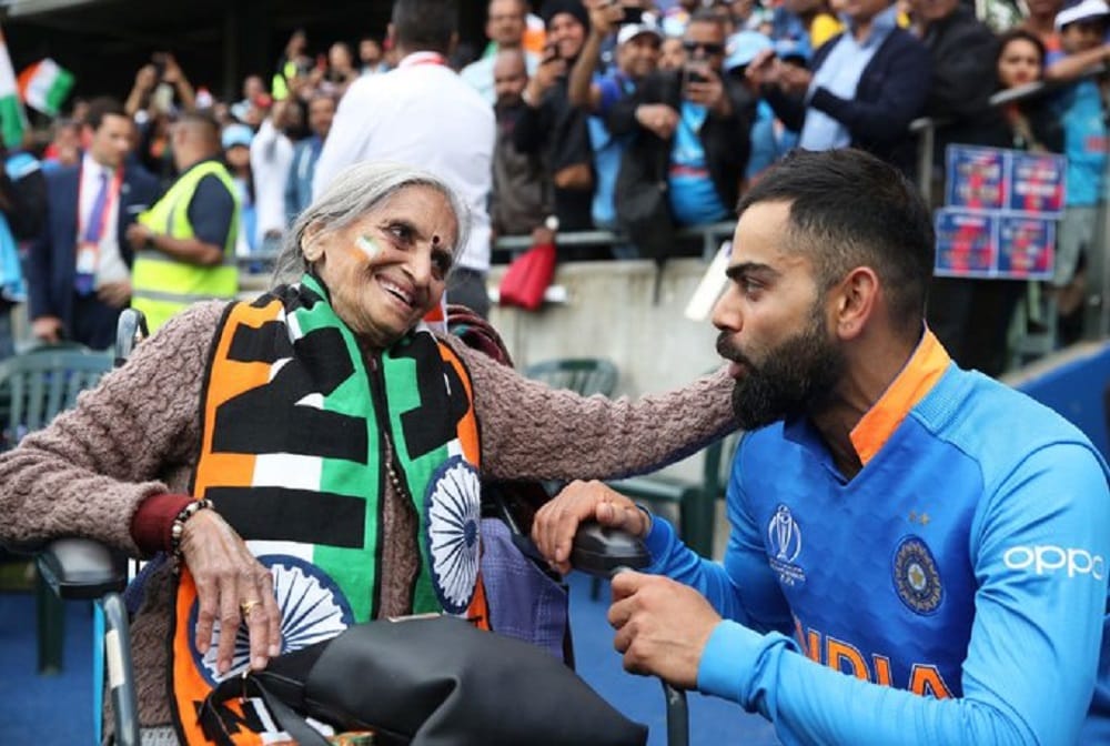 87 year old Team India Fan Charulata Patel to be the face of Pepsi ad campaign