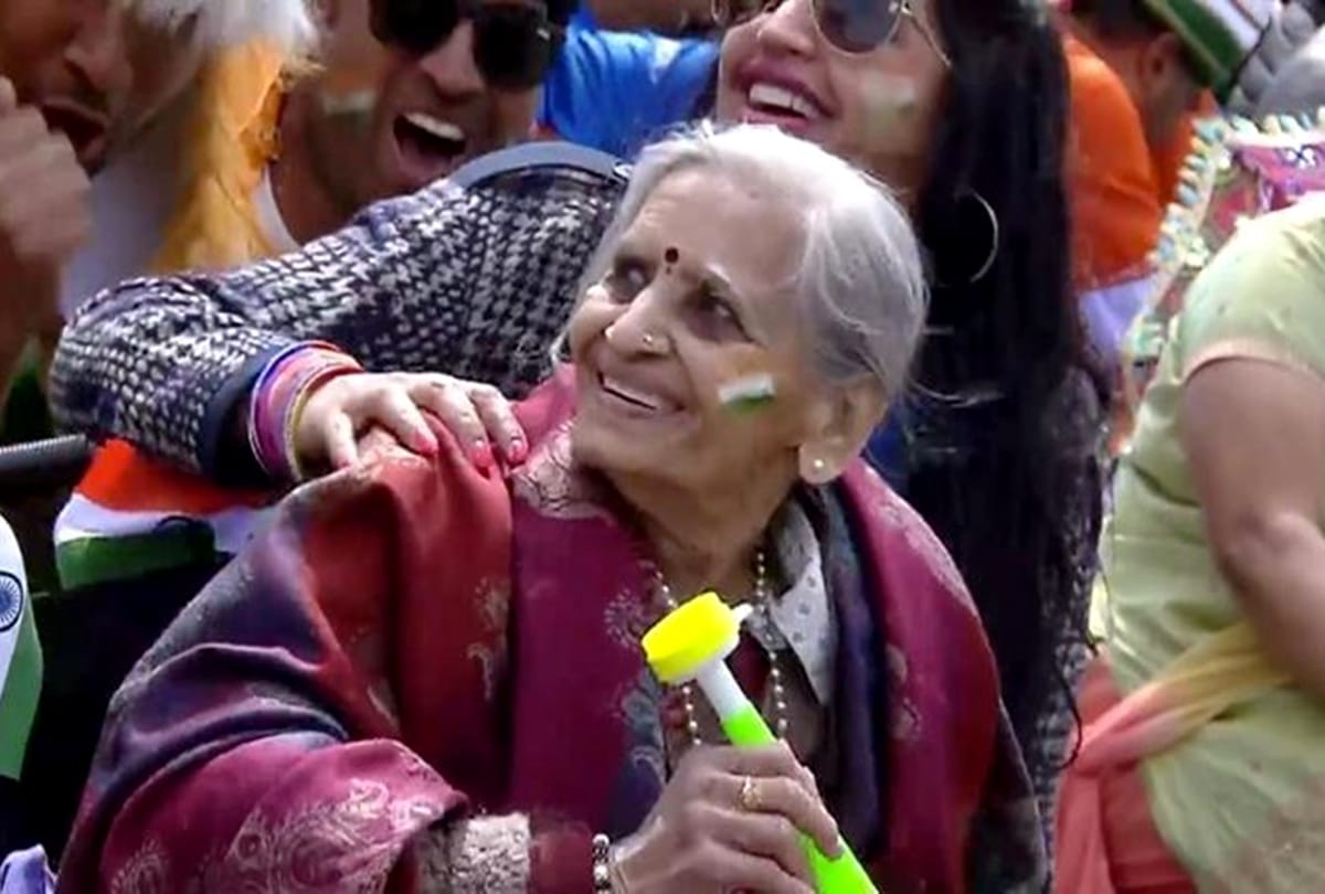 87 year old Team India Fan Charulata Patel to be the face of Pepsi ad campaign