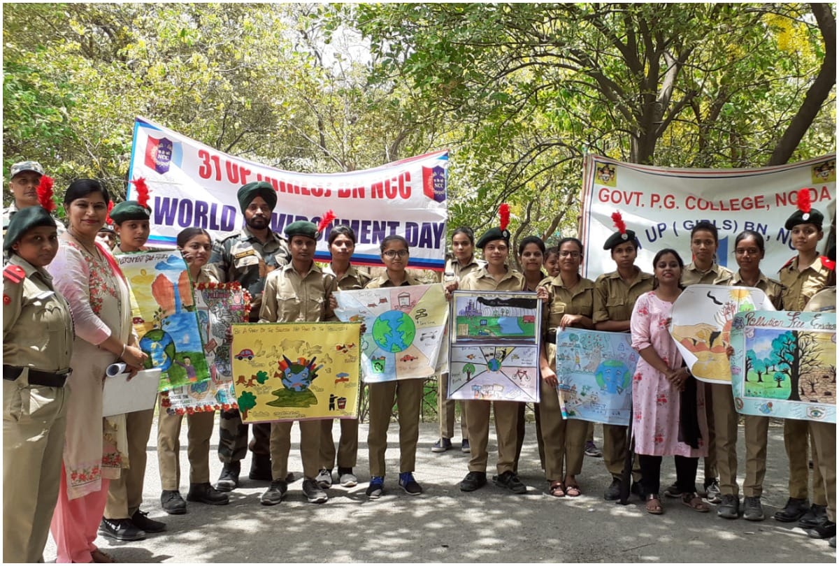 Noida college organises rally and poster making competition on environment protection